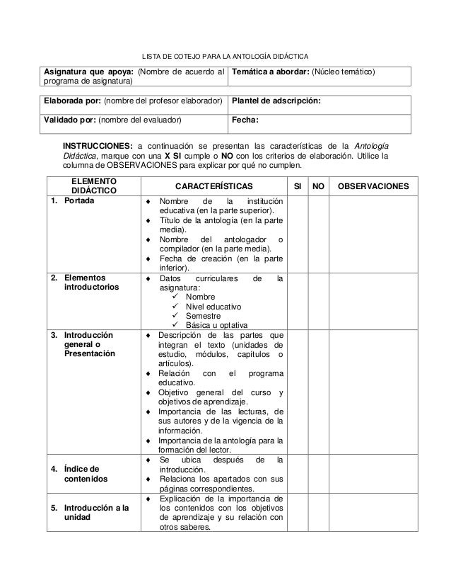 lista de preguntas de si o no ejemplos de rubricas y listas de cotejo lista de preguntas de si o no ejemplos de rubricas y listas de cotejo
