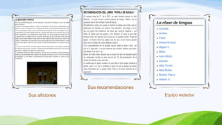 Trabajo de Navidad 
Actividad sobre Halloween 
Propuestas diversas en 2º de ESO 
Propuesta de actividades en 1º de 
ESO 
Tutoriales diversos para 2º de 
ESO 
 