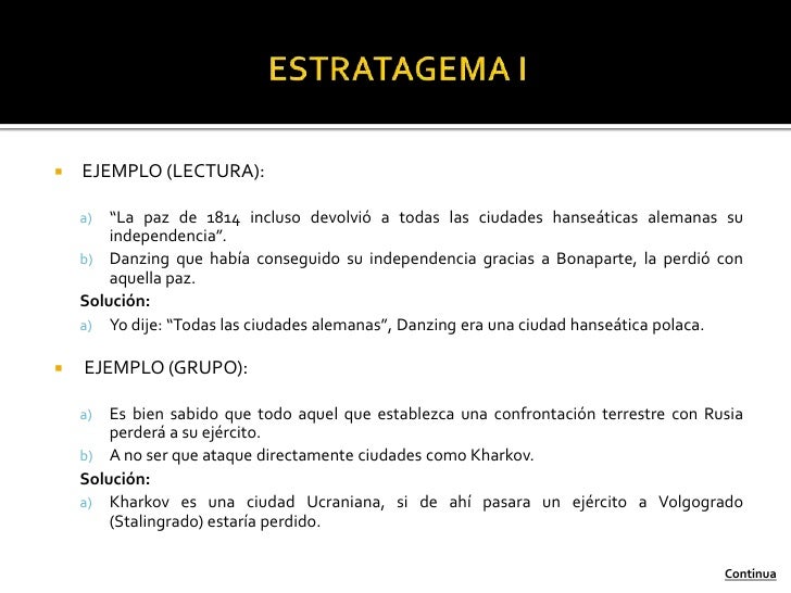 wallpapers Estratagema 6 Ejemplos ejemplos estratagemas