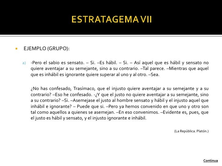 pix Estratagema 6 Ejemplos ejemplos estratagemas