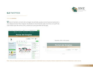 51
5.2 TWITTER
www.gob.mx/empleo WhatsApp 55 73 35 68 24
Portal del Empleo
Inicio Notificaciones Mensajes
Momentos Buscar ...