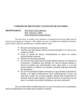 Ejemplos Plan De Preteccion Escolar