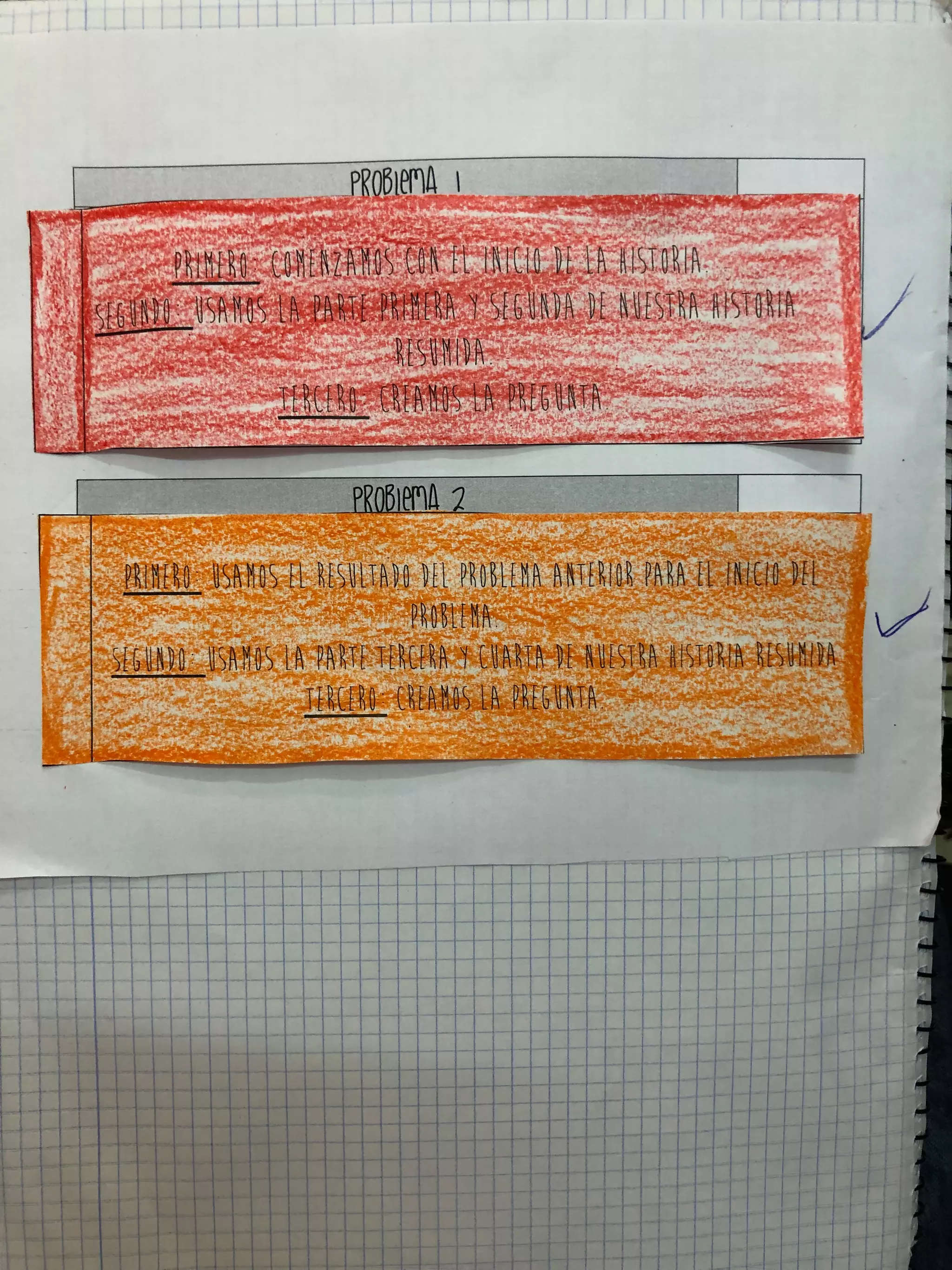 Ejemplos problemas que recogen una historia