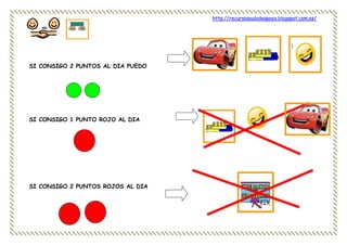 http://recursosauladeapoyo.blogspot.com.es/
SI CONSIGO 2 PUNTOS AL DIA PUEDO
SI CONSIGO 1 PUNTO ROJO AL DIA
SI CONSIGO 2 PUNTOS ROJOS AL DIA
 