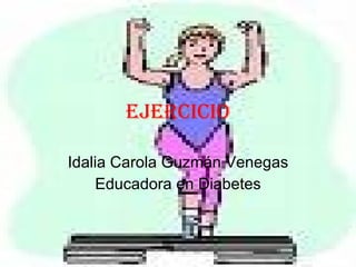 Ejercicio Idalia Carola Guzmán Venegas Educadora en Diabetes 