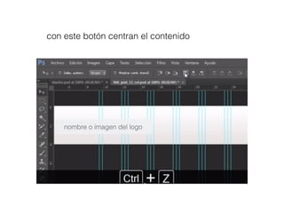 con este botón centran el contenido
nombre o imagen del logo
 