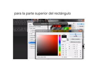 para la parte superior del rectángulo
 