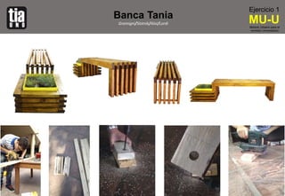 Banca Tania
Gramigni/Slotnik/Aloi/Lordi
Ejercicio 1
MU-UMódulo Urbano para el
corredor Universitario
 