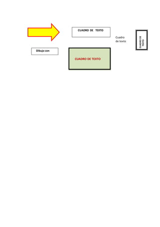 CUADRO DE TEXTO
CUADRODE
TEXTO
CUADRO DE TEXTO
Dibujo con
Cuadro
de texto