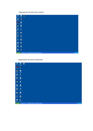 Organización de iconos por nonbres

Organización de iconos automática

 