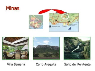 Minas Salto del Penitente Cerro Arequita Villa Semana 