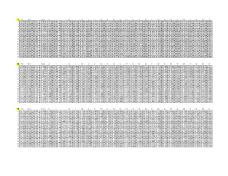 7     TV =     48.9      ±      0.092      5        6        7        8        9        10       11       12       13       14       15       16       17       18       19       20       21       22       23       24       25       26       27       28       29       30
1    48.900   48.927   48.921   48.885   48.878   48.881   48.925   48.903   48.894   48.898   48.903   48.905   48.867   48.914   48.886   48.881   48.912   48.924   48.867   48.890   48.914   48.891   48.908   48.862   48.903   48.921   48.893   48.865   48.897   48.889
2    48.885   48.883   48.868   48.876   48.932   48.891   48.918   48.882   48.899   48.898   48.914   48.900   48.909   48.925   48.914   48.869   48.902   48.901   48.899   48.888   48.886   48.923   48.913   48.885   48.882   48.905   48.871   48.907   48.882   48.900
3    48.905   48.912   48.901   48.908   48.939   48.898   48.924   48.877   48.858   48.880   48.918   48.911   48.892   48.897   48.910   48.947   48.852   48.883   48.878   48.878   48.907   48.881   48.903   48.894   48.920   48.901   48.884   48.911   48.954   48.902
4    48.894   48.908   48.873   48.916   48.923   48.916   48.905   48.898   48.900   48.921   48.918   48.905   48.930   48.947   48.888   48.882   48.901   48.893   48.898   48.892   48.924   48.920   48.900   48.891   48.872   48.922   48.915   48.919   48.912   48.909
5    48.882   48.891   48.890   48.877   48.891   48.886   48.887   48.896   48.908   48.891   48.935   48.864   48.887   48.896   48.881   48.907   48.908   48.904   48.915   48.916   48.884   48.899   48.876   48.930   48.908   48.921   48.884   48.908   48.878   48.889
6    48.873   48.898   48.919   48.891   48.889   48.912   48.890   48.880   48.914   48.876   48.889   48.895   48.920   48.897   48.885   48.870   48.929   48.884   48.886   48.925   48.874   48.880   48.916   48.924   48.900   48.875   48.927   48.908   48.900   48.908
7    48.886   48.881   48.887   48.862   48.912   48.907   48.903   48.903   48.905   48.930   48.897   48.912   48.893   48.925   48.904   48.890   48.886   48.905   48.922   48.901   48.912   48.906   48.928   48.902   48.899   48.887   48.895   48.868   48.903   48.903
8    48.885   48.906   48.889   48.925   48.915   48.890   48.894   48.918   48.929   48.874   48.912   48.909   48.924   48.877   48.894   48.924   48.940   48.893   48.902   48.893   48.922   48.879   48.895   48.868   48.901   48.920   48.912   48.910   48.887   48.907
9    48.887   48.903   48.905   48.911   48.925   48.944   48.939   48.876   48.913   48.881   48.890   48.957   48.882   48.905   48.869   48.876   48.919   48.875   48.901   48.926   48.910   48.938   48.925   48.902   48.883   48.828   48.887   48.933   48.898   48.903
10   48.892   48.882   48.893   48.898   48.900   48.926   48.906   48.924   48.868   48.901   48.921   48.900   48.928   48.892   48.916   48.886   48.893   48.889   48.877   48.881   48.892   48.896   48.955   48.911   48.889   48.918   48.918   48.887   48.900   48.894
11   48.897   48.907   48.920   48.889   48.896   48.921   48.864   48.918   48.913   48.897   48.901   48.911   48.868   48.916   48.902   48.904   48.901   48.901   48.913   48.883   48.908   48.913   48.924   48.886   48.930   48.910   48.900   48.918   48.889   48.916
12   48.879   48.918   48.872   48.908   48.896   48.907   48.902   48.901   48.903   48.921   48.917   48.908   48.916   48.858   48.886   48.874   48.881   48.904   48.900   48.893   48.894   48.930   48.927   48.897   48.899   48.904   48.858   48.919   48.958   48.905
13   48.924   48.894   48.898   48.892   48.866   48.928   48.912   48.886   48.921   48.921   48.898   48.908   48.899   48.899   48.902   48.875   48.877   48.897   48.925   48.890   48.887   48.870   48.926   48.900   48.906   48.910   48.875   48.890   48.858   48.930
14   48.883   48.878   48.930   48.932   48.920   48.926   48.898   48.905   48.918   48.904   48.868   48.934   48.906   48.886   48.894   48.868   48.925   48.911   48.891   48.894   48.917   48.912   48.881   48.945   48.880   48.881   48.894   48.899   48.927   48.869
15   48.881   48.919   48.930   48.905   48.900   48.904   48.885   48.891   48.901   48.912   48.892   48.851   48.877   48.869   48.907   48.875   48.898   48.896   48.909   48.866   48.926   48.929   48.898   48.859   48.914   48.907   48.916   48.869   48.893   48.880


8     TV =     55.1      ±      0.066      5        6        7        8        9        10       11       12       13       14       15       16       17       18       19       20       21       22       23       24       25       26       27       28       29       30
1    55.089   55.075   55.113   55.108   55.134   55.071   55.131   55.098   55.084   55.091   55.079   55.109   55.102   55.071   55.071   55.084   55.071   55.107   55.090   55.115   55.101   55.116   55.086   55.086   55.098   55.083   55.107   55.118   55.097   55.127
2    55.102   55.105   55.114   55.114   55.121   55.062   55.092   55.118   55.101   55.102   55.098   55.087   55.094   55.126   55.099   55.067   55.098   55.126   55.105   55.080   55.135   55.101   55.054   55.077   55.119   55.093   55.092   55.103   55.091   55.068
3    55.105   55.114   55.063   55.097   55.104   55.086   55.108   55.085   55.105   55.117   55.076   55.073   55.091   55.119   55.107   55.120   55.098   55.078   55.092   55.076   55.125   55.136   55.068   55.100   55.121   55.094   55.098   55.098   55.077   55.066
4    55.090   55.073   55.108   55.097   55.067   55.123   55.084   55.109   55.093   55.066   55.088   55.111   55.098   55.103   55.099   55.060   55.094   55.113   55.106   55.120   55.129   55.083   55.117   55.115   55.113   55.133   55.068   55.127   55.122   55.089
5    55.088   55.108   55.082   55.094   55.096   55.086   55.110   55.112   55.116   55.079   55.116   55.086   55.095   55.097   55.116   55.097   55.073   55.117   55.096   55.084   55.094   55.100   55.141   55.114   55.076   55.108   55.090   55.128   55.104   55.068
6    55.091   55.123   55.100   55.113   55.075   55.076   55.107   55.096   55.144   55.085   55.083   55.099   55.113   55.096   55.074   55.078   55.104   55.074   55.147   55.123   55.071   55.081   55.112   55.142   55.098   55.057   55.135   55.107   55.100   55.088
7    55.099   55.124   55.056   55.149   55.110   55.102   55.089   55.098   55.099   55.100   55.079   55.066   55.113   55.078   55.102   55.118   55.101   55.073   55.101   55.101   55.080   55.110   55.113   55.097   55.081   55.131   55.075   55.107   55.094   55.118
8    55.092   55.110   55.085   55.104   55.096   55.072   55.091   55.117   55.084   55.089   55.115   55.101   55.098   55.042   55.084   55.113   55.086   55.103   55.094   55.064   55.069   55.113   55.092   55.098   55.095   55.108   55.052   55.126   55.119   55.095
9    55.111   55.114   55.105   55.104   55.107   55.135   55.125   55.145   55.083   55.097   55.130   55.116   55.088   55.080   55.100   55.102   55.121   55.097   55.075   55.111   55.080   55.092   55.079   55.105   55.082   55.073   55.102   55.068   55.114   55.121
10   55.120   55.087   55.136   55.093   55.103   55.084   55.120   55.112   55.089   55.089   55.069   55.097   55.101   55.114   55.095   55.107   55.125   55.077   55.109   55.086   55.104   55.091   55.135   55.128   55.093   55.103   55.127   55.114   55.123   55.095
11   55.112   55.103   55.109   55.074   55.118   55.088   55.112   55.079   55.109   55.085   55.124   55.126   55.114   55.063   55.120   55.111   55.118   55.096   55.117   55.096   55.122   55.103   55.092   55.063   55.142   55.101   55.118   55.111   55.097   55.088
12   55.121   55.133   55.076   55.140   55.089   55.100   55.099   55.138   55.117   55.086   55.082   55.091   55.082   55.084   55.103   55.122   55.104   55.067   55.128   55.077   55.096   55.098   55.097   55.090   55.105   55.145   55.109   55.106   55.125   55.095
13   55.136   55.087   55.127   55.115   55.087   55.106   55.095   55.085   55.093   55.089   55.109   55.127   55.098   55.077   55.081   55.106   55.072   55.106   55.112   55.110   55.094   55.154   55.088   55.100   55.115   55.068   55.119   55.114   55.095   55.120
14   55.073   55.140   55.107   55.154   55.113   55.080   55.099   55.108   55.106   55.095   55.101   55.133   55.151   55.106   55.092   55.086   55.137   55.128   55.114   55.050   55.113   55.103   55.096   55.098   55.100   55.090   55.078   55.090   55.075   55.086
15   55.109   55.069   55.084   55.071   55.122   55.125   55.102   55.058   55.076   55.096   55.090   55.111   55.100   55.094   55.107   55.083   55.119   55.094   55.102   55.120   55.085   55.083   55.125   55.081   55.094   55.072   55.104   55.106   55.104   55.103


9     TV =     54.7      ±      0.171      5        6        7        8        9        10       11       12       13       14       15       16       17       18       19       20       21       22       23       24       25       26       27       28       29       30
1    54.741   54.711   54.695   54.658   54.740   54.634   54.731   54.671   54.752   54.744   54.760   54.689   54.728   54.682   54.697   54.682   54.647   54.716   54.702   54.765   54.683   54.728   54.750   54.646   54.759   54.709   54.674   54.667   54.694   54.672
2    54.679   54.668   54.713   54.678   54.658   54.713   54.673   54.696   54.702   54.728   54.701   54.683   54.688   54.683   54.669   54.704   54.653   54.798   54.626   54.717   54.707   54.664   54.672   54.753   54.770   54.723   54.690   54.708   54.725   54.685
3    54.699   54.636   54.734   54.722   54.743   54.735   54.716   54.651   54.762   54.706   54.681   54.714   54.667   54.700   54.623   54.679   54.710   54.740   54.689   54.730   54.710   54.669   54.703   54.727   54.682   54.664   54.729   54.679   54.677   54.750
4    54.725   54.744   54.704   54.650   54.677   54.729   54.719   54.698   54.675   54.679   54.680   54.688   54.739   54.710   54.714   54.758   54.679   54.659   54.719   54.705   54.663   54.683   54.715   54.725   54.745   54.746   54.683   54.764   54.677   54.690
5    54.691   54.654   54.645   54.713   54.725   54.714   54.686   54.687   54.724   54.740   54.703   54.724   54.663   54.709   54.729   54.711   54.682   54.752   54.738   54.688   54.714   54.709   54.723   54.692   54.683   54.698   54.695   54.711   54.700   54.644
6    54.635   54.708   54.725   54.667   54.675   54.743   54.717   54.727   54.689   54.709   54.643   54.701   54.670   54.728   54.705   54.659   54.673   54.703   54.698   54.729   54.674   54.696   54.729   54.679   54.642   54.701   54.679   54.661   54.695   54.658
7    54.669   54.743   54.699   54.707   54.752   54.737   54.674   54.747   54.650   54.670   54.711   54.713   54.675   54.691   54.707   54.712   54.643   54.678   54.684   54.751   54.674   54.684   54.745   54.710   54.745   54.711   54.671   54.732   54.754   54.719
8    54.684   54.691   54.699   54.684   54.697   54.748   54.672   54.706   54.730   54.688   54.698   54.672   54.727   54.741   54.653   54.677   54.640   54.709   54.682   54.675   54.721   54.726   54.692   54.643   54.741   54.641   54.701   54.638   54.710   54.690
9    54.699   54.676   54.664   54.667   54.721   54.677   54.645   54.638   54.675   54.690   54.735   54.699   54.737   54.672   54.754   54.732   54.677   54.717   54.719   54.671   54.668   54.711   54.705   54.708   54.706   54.719   54.700   54.720   54.706   54.650
10   54.745   54.681   54.646   54.803   54.707   54.694   54.702   54.679   54.697   54.688   54.709   54.713   54.673   54.683   54.704   54.704   54.682   54.703   54.695   54.718   54.680   54.645   54.683   54.662   54.691   54.689   54.712   54.750   54.682   54.708
11   54.725   54.658   54.712   54.706   54.689   54.631   54.723   54.686   54.704   54.654   54.696   54.696   54.678   54.732   54.705   54.681   54.642   54.684   54.753   54.644   54.678   54.750   54.693   54.642   54.702   54.686   54.694   54.675   54.701   54.713
12   54.676   54.686   54.698   54.692   54.753   54.727   54.676   54.716   54.727   54.682   54.693   54.705   54.712   54.723   54.710   54.679   54.732   54.722   54.675   54.649   54.731   54.726   54.670   54.700   54.706   54.721   54.689   54.721   54.676   54.709
13   54.715   54.755   54.718   54.692   54.689   54.657   54.688   54.681   54.749   54.686   54.648   54.655   54.735   54.691   54.704   54.715   54.717   54.703   54.680   54.758   54.688   54.694   54.676   54.737   54.660   54.698   54.728   54.683   54.724   54.731
14   54.644   54.686   54.710   54.689   54.600   54.685   54.581   54.707   54.732   54.721   54.708   54.692   54.702   54.743   54.693   54.644   54.729   54.708   54.676   54.700   54.711   54.733   54.678   54.736   54.650   54.674   54.669   54.681   54.700   54.727
15   54.766   54.734   54.733   54.682   54.670   54.696   54.690   54.680   54.629   54.718   54.735   54.681   54.700   54.687   54.719   54.683   54.703   54.688   54.732   54.685   54.618   54.703   54.709   54.723   54.667   54.676   54.758   54.749   54.723   54.709
 