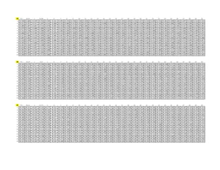 19    TV =    55.91      ±      0.078      5        6        7        8        9        10       11       12       13       14       15       16       17       18       19       20       21       22       23       24       25       26       27       28       29       30
1    55.928   55.884   55.929   55.932   55.905   55.922   55.891   55.932   55.936   55.920   55.894   55.894   55.907   55.915   55.905   55.893   55.904   55.892   55.916   55.874   55.932   55.890   55.916   55.861   55.909   55.881   55.897   55.928   55.910   55.922
2    55.911   55.957   55.917   55.907   55.914   55.868   55.923   55.885   55.913   55.925   55.875   55.912   55.911   55.898   55.916   55.902   55.895   55.853   55.887   55.928   55.906   55.912   55.940   55.925   55.886   55.900   55.914   55.894   55.936   55.904
3    55.889   55.897   55.867   55.915   55.878   55.892   55.918   55.926   55.913   55.878   55.885   55.914   55.912   55.925   55.912   55.876   55.919   55.896   55.925   55.936   55.892   55.905   55.922   55.903   55.911   55.881   55.927   55.882   55.906   55.891
4    55.879   55.936   55.886   55.884   55.933   55.921   55.931   55.916   55.890   55.893   55.918   55.921   55.918   55.897   55.906   55.910   55.922   55.919   55.914   55.919   55.894   55.907   55.955   55.861   55.949   55.921   55.896   55.865   55.923   55.892
5    55.914   55.948   55.904   55.880   55.887   55.927   55.882   55.896   55.921   55.884   55.905   55.903   55.915   55.903   55.920   55.882   55.895   55.914   55.898   55.920   55.923   55.888   55.872   55.892   55.936   55.911   55.885   55.906   55.889   55.901
6    55.868   55.873   55.905   55.895   55.914   55.878   55.910   55.884   55.909   55.925   55.914   55.888   55.874   55.919   55.910   55.888   55.906   55.913   55.845   55.892   55.872   55.905   55.902   55.919   55.875   55.892   55.905   55.871   55.907   55.872
7    55.927   55.880   55.918   55.899   55.881   55.884   55.867   55.881   55.893   55.898   55.919   55.885   55.863   55.856   55.929   55.854   55.890   55.921   55.887   55.882   55.907   55.892   55.879   55.883   55.914   55.900   55.872   55.886   55.866   55.879
8    55.887   55.862   55.893   55.893   55.888   55.915   55.931   55.911   55.897   55.893   55.888   55.940   55.907   55.878   55.886   55.927   55.875   55.855   55.917   55.910   55.866   55.904   55.892   55.915   55.890   55.874   55.880   55.927   55.912   55.888
9    55.918   55.909   55.915   55.883   55.896   55.886   55.900   55.891   55.942   55.911   55.919   55.896   55.897   55.892   55.899   55.930   55.919   55.911   55.890   55.866   55.875   55.912   55.940   55.912   55.875   55.924   55.912   55.895   55.949   55.857
10   55.903   55.917   55.880   55.922   55.883   55.910   55.882   55.879   55.942   55.893   55.935   55.892   55.921   55.876   55.904   55.905   55.910   55.877   55.921   55.895   55.885   55.878   55.895   55.905   55.908   55.883   55.944   55.867   55.891   55.910
11   55.901   55.900   55.897   55.908   55.865   55.903   55.902   55.866   55.880   55.898   55.908   55.898   55.904   55.905   55.880   55.899   55.881   55.913   55.936   55.863   55.932   55.902   55.930   55.886   55.885   55.872   55.922   55.888   55.901   55.881
12   55.818   55.893   55.897   55.915   55.930   55.909   55.939   55.936   55.908   55.916   55.951   55.918   55.920   55.915   55.886   55.876   55.928   55.896   55.901   55.925   55.921   55.895   55.951   55.915   55.898   55.878   55.900   55.874   55.938   55.890
13   55.891   55.887   55.879   55.922   55.888   55.918   55.890   55.936   55.922   55.892   55.938   55.886   55.941   55.895   55.888   55.938   55.913   55.881   55.862   55.902   55.912   55.904   55.880   55.870   55.917   55.922   55.919   55.886   55.918   55.889
14   55.903   55.884   55.885   55.894   55.871   55.890   55.899   55.909   55.874   55.857   55.866   55.912   55.874   55.931   55.879   55.904   55.900   55.908   55.887   55.869   55.886   55.910   55.873   55.870   55.890   55.901   55.881   55.869   55.910   55.911
15   55.909   55.929   55.907   55.913   55.886   55.899   55.891   55.901   55.869   55.928   55.918   55.937   55.896   55.884   55.936   55.867   55.949   55.896   55.942   55.898   55.892   55.895   55.859   55.907   55.900   55.877   55.924   55.896   55.915   55.905


20    TV =    59.29      ±       0.15      5        6        7        8        9        10       11       12       13       14       15       16       17       18       19       20       21       22       23       24       25       26       27       28       29       30
1    59.343   59.276   59.277   59.294   59.284   59.268   59.280   59.297   59.341   59.302   59.276   59.281   59.300   59.327   59.342   59.302   59.294   59.340   59.271   59.355   59.331   59.270   59.236   59.338   59.317   59.282   59.272   59.289   59.303   59.254
2    59.266   59.263   59.351   59.301   59.295   59.378   59.316   59.270   59.290   59.313   59.270   59.310   59.276   59.330   59.312   59.238   59.275   59.340   59.336   59.276   59.286   59.295   59.312   59.321   59.242   59.306   59.291   59.290   59.322   59.339
3    59.262   59.281   59.354   59.304   59.278   59.292   59.318   59.318   59.321   59.241   59.299   59.307   59.331   59.280   59.329   59.328   59.342   59.348   59.288   59.263   59.320   59.310   59.346   59.285   59.360   59.289   59.261   59.329   59.290   59.315
4    59.308   59.268   59.283   59.328   59.288   59.319   59.295   59.330   59.338   59.323   59.298   59.317   59.237   59.288   59.352   59.259   59.278   59.306   59.292   59.257   59.346   59.305   59.318   59.312   59.291   59.271   59.257   59.303   59.278   59.327
5    59.294   59.289   59.293   59.284   59.320   59.317   59.336   59.279   59.343   59.290   59.263   59.272   59.335   59.271   59.246   59.300   59.258   59.302   59.380   59.283   59.278   59.288   59.284   59.287   59.284   59.296   59.310   59.273   59.319   59.277
6    59.299   59.227   59.311   59.299   59.278   59.330   59.320   59.284   59.337   59.375   59.292   59.336   59.368   59.320   59.285   59.310   59.226   59.274   59.322   59.287   59.273   59.278   59.298   59.294   59.286   59.315   59.360   59.328   59.256   59.282
7    59.282   59.340   59.336   59.342   59.283   59.326   59.338   59.319   59.305   59.263   59.297   59.264   59.294   59.288   59.295   59.332   59.338   59.312   59.328   59.328   59.243   59.343   59.259   59.311   59.321   59.346   59.270   59.296   59.307   59.308
8    59.315   59.309   59.324   59.353   59.306   59.305   59.238   59.283   59.306   59.313   59.274   59.316   59.282   59.299   59.289   59.351   59.311   59.315   59.270   59.296   59.274   59.344   59.317   59.311   59.336   59.327   59.273   59.349   59.287   59.274
9    59.283   59.336   59.270   59.259   59.311   59.255   59.290   59.329   59.294   59.283   59.306   59.301   59.301   59.332   59.303   59.329   59.271   59.330   59.281   59.331   59.330   59.327   59.334   59.346   59.344   59.354   59.302   59.263   59.290   59.291
10   59.225   59.335   59.344   59.293   59.288   59.317   59.316   59.314   59.330   59.249   59.293   59.282   59.333   59.339   59.289   59.326   59.282   59.311   59.252   59.292   59.313   59.303   59.305   59.247   59.301   59.309   59.297   59.302   59.233   59.313
11   59.310   59.286   59.327   59.337   59.304   59.340   59.357   59.328   59.297   59.298   59.312   59.305   59.257   59.294   59.252   59.299   59.283   59.292   59.298   59.333   59.296   59.339   59.313   59.301   59.278   59.315   59.326   59.284   59.250   59.320
12   59.254   59.365   59.313   59.327   59.344   59.278   59.264   59.314   59.276   59.286   59.342   59.284   59.235   59.305   59.307   59.246   59.294   59.339   59.303   59.310   59.324   59.277   59.269   59.296   59.295   59.342   59.323   59.350   59.362   59.373
13   59.332   59.307   59.333   59.324   59.346   59.302   59.347   59.321   59.276   59.292   59.352   59.384   59.320   59.343   59.290   59.317   59.282   59.272   59.293   59.265   59.279   59.271   59.333   59.248   59.320   59.324   59.298   59.315   59.268   59.286
14   59.273   59.302   59.280   59.255   59.258   59.368   59.285   59.280   59.325   59.250   59.301   59.298   59.346   59.295   59.317   59.332   59.304   59.294   59.265   59.303   59.324   59.270   59.280   59.287   59.287   59.288   59.344   59.284   59.275   59.253
15   59.308   59.330   59.305   59.336   59.316   59.290   59.261   59.307   59.279   59.319   59.262   59.327   59.296   59.239   59.326   59.317   59.240   59.268   59.299   59.242   59.322   59.316   59.286   59.291   59.294   59.321   59.256   59.317   59.299   59.334


21    TV =    49.31      ±      0.171      5        6        7        8        9        10       11       12       13       14       15       16       17       18       19       20       21       22       23       24       25       26       27       28       29       30
1    49.378   49.311   49.267   49.325   49.277   49.353   49.378   49.344   49.317   49.291   49.373   49.312   49.292   49.302   49.275   49.278   49.290   49.338   49.353   49.295   49.308   49.306   49.283   49.294   49.300   49.282   49.287   49.319   49.300   49.314
2    49.292   49.301   49.294   49.279   49.325   49.322   49.262   49.279   49.293   49.240   49.325   49.324   49.301   49.343   49.295   49.268   49.331   49.291   49.286   49.247   49.284   49.308   49.306   49.204   49.294   49.324   49.259   49.310   49.293   49.250
3    49.284   49.278   49.299   49.296   49.293   49.345   49.252   49.292   49.265   49.320   49.253   49.273   49.329   49.310   49.328   49.294   49.292   49.312   49.318   49.296   49.305   49.283   49.311   49.304   49.270   49.322   49.354   49.326   49.327   49.337
4    49.294   49.266   49.335   49.327   49.301   49.241   49.257   49.296   49.357   49.326   49.264   49.346   49.284   49.234   49.255   49.298   49.322   49.306   49.298   49.274   49.339   49.305   49.391   49.320   49.305   49.306   49.318   49.320   49.294   49.282
5    49.300   49.327   49.265   49.279   49.310   49.277   49.230   49.281   49.312   49.334   49.296   49.303   49.274   49.277   49.327   49.301   49.316   49.323   49.268   49.287   49.303   49.262   49.273   49.353   49.290   49.283   49.285   49.328   49.267   49.277
6    49.286   49.269   49.308   49.294   49.339   49.325   49.317   49.317   49.224   49.321   49.265   49.281   49.290   49.249   49.337   49.333   49.305   49.313   49.301   49.285   49.330   49.291   49.291   49.291   49.334   49.286   49.292   49.256   49.322   49.269
7    49.321   49.332   49.312   49.264   49.301   49.248   49.345   49.289   49.334   49.292   49.283   49.319   49.281   49.310   49.299   49.319   49.290   49.270   49.291   49.300   49.338   49.298   49.314   49.317   49.361   49.337   49.287   49.271   49.312   49.310
8    49.281   49.280   49.292   49.346   49.309   49.293   49.305   49.284   49.299   49.278   49.280   49.365   49.324   49.292   49.323   49.273   49.302   49.286   49.365   49.256   49.274   49.354   49.288   49.314   49.313   49.306   49.299   49.309   49.316   49.273
9    49.274   49.333   49.296   49.318   49.310   49.282   49.274   49.277   49.303   49.280   49.318   49.336   49.273   49.265   49.273   49.277   49.308   49.262   49.328   49.353   49.316   49.303   49.290   49.250   49.325   49.311   49.304   49.276   49.303   49.356
10   49.359   49.252   49.284   49.313   49.322   49.273   49.276   49.346   49.279   49.272   49.299   49.251   49.270   49.270   49.270   49.309   49.305   49.300   49.345   49.226   49.304   49.340   49.288   49.294   49.294   49.296   49.326   49.360   49.268   49.265
11   49.276   49.309   49.318   49.253   49.303   49.307   49.243   49.309   49.302   49.317   49.259   49.242   49.203   49.289   49.256   49.292   49.254   49.323   49.321   49.275   49.303   49.261   49.303   49.307   49.331   49.332   49.327   49.358   49.336   49.338
12   49.285   49.283   49.307   49.301   49.300   49.329   49.307   49.329   49.344   49.237   49.301   49.350   49.331   49.279   49.324   49.296   49.359   49.288   49.316   49.297   49.315   49.312   49.336   49.242   49.277   49.306   49.339   49.316   49.305   49.273
13   49.293   49.298   49.296   49.298   49.232   49.310   49.325   49.274   49.320   49.305   49.281   49.268   49.262   49.296   49.284   49.278   49.300   49.316   49.340   49.241   49.300   49.281   49.313   49.334   49.289   49.312   49.324   49.284   49.311   49.316
14   49.330   49.350   49.321   49.321   49.291   49.311   49.273   49.330   49.332   49.293   49.264   49.295   49.343   49.269   49.305   49.330   49.258   49.268   49.281   49.266   49.330   49.289   49.245   49.344   49.309   49.246   49.341   49.295   49.284   49.296
15   49.313   49.310   49.264   49.290   49.284   49.344   49.308   49.362   49.277   49.268   49.339   49.318   49.311   49.318   49.292   49.355   49.260   49.298   49.287   49.238   49.256   49.261   49.262   49.332   49.293   49.311   49.309   49.250   49.352   49.315
 