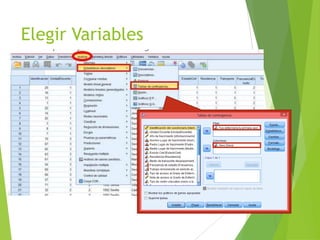 Elegir Variables
 
