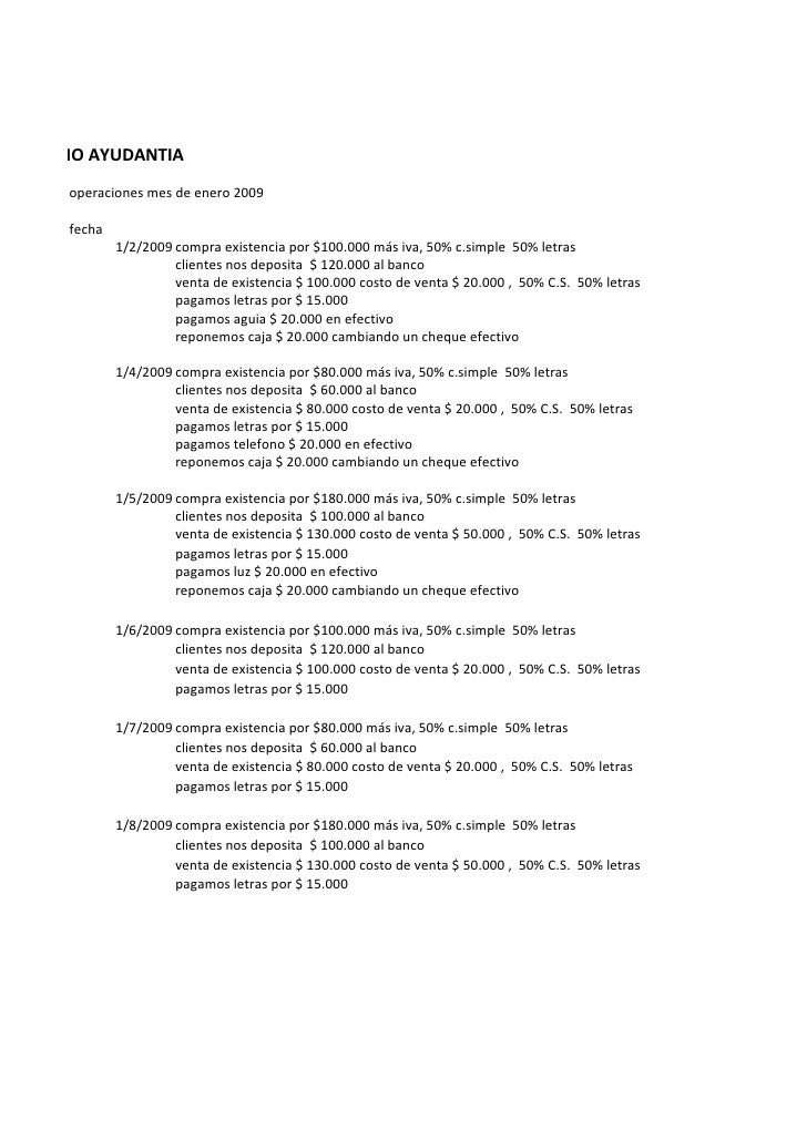 Ejercicio Contabilidad 01 Ejercicio Contabilidad 01