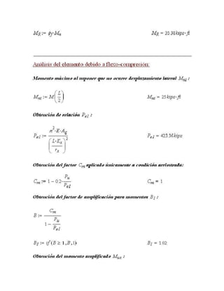 Ejercicio de flexo compresion