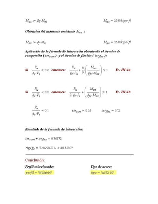 Ejercicio de flexo compresion