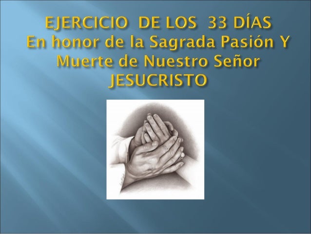 Ejercicio de los 33 días