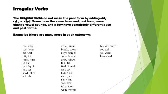 practice of past tense of there is there are past form of meet