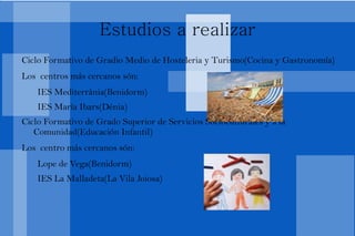 Posibilidades de acceso a los ciclos