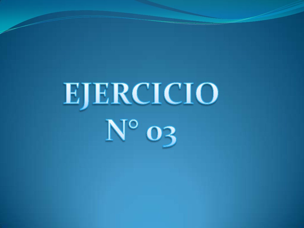 Ejercicios