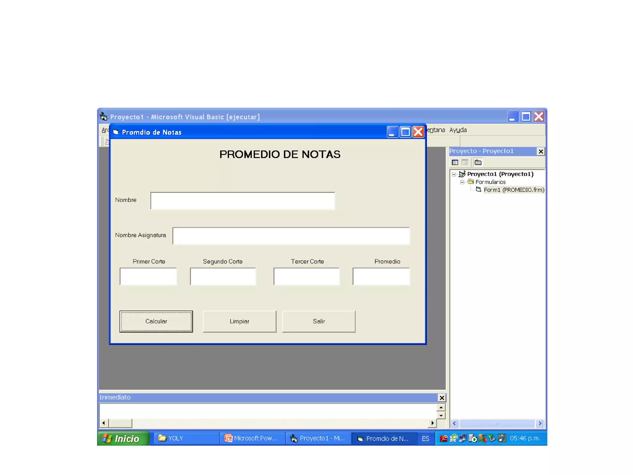 Ejercicios Visual Basic