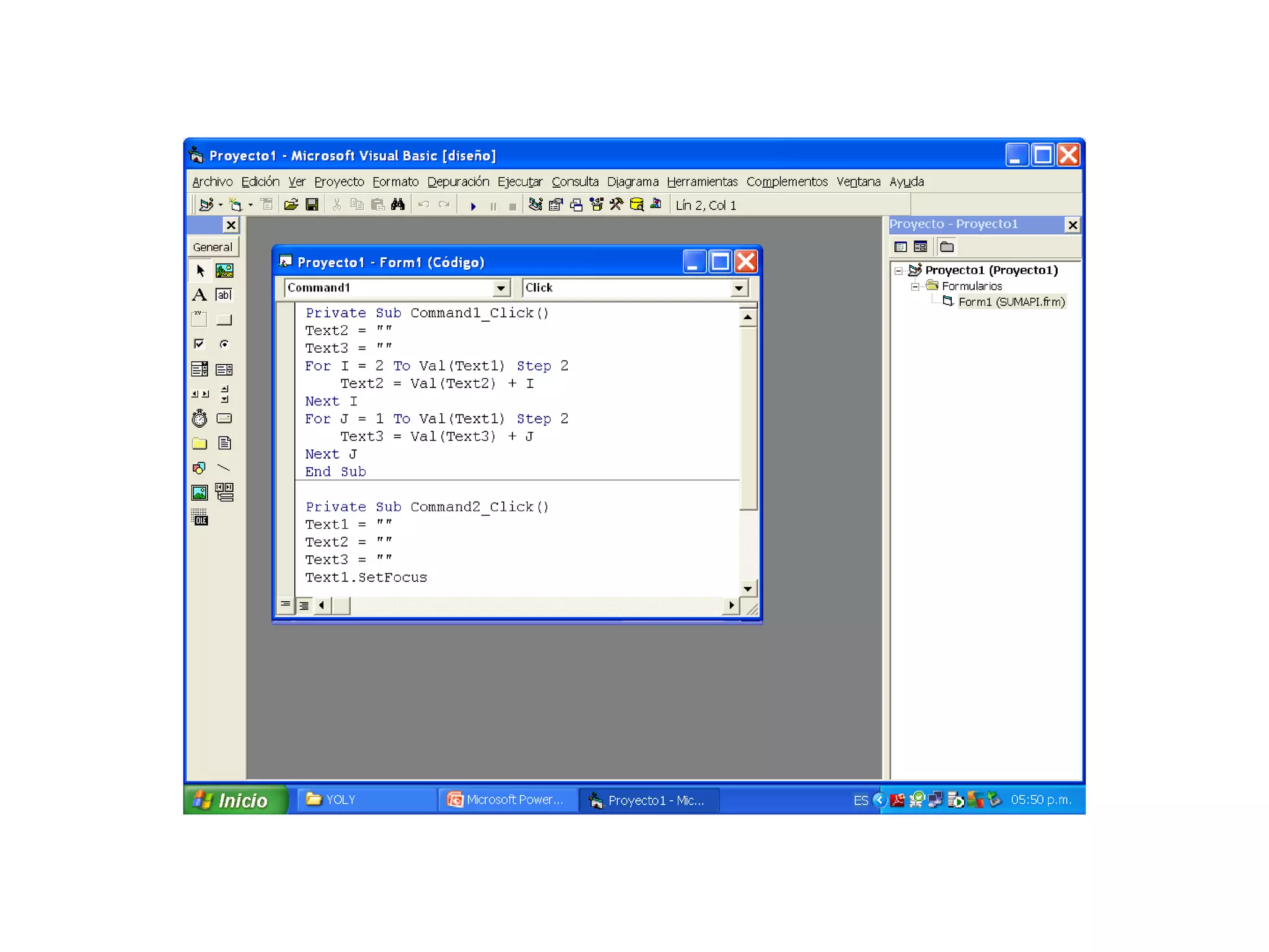Ejercicios Visual Basic