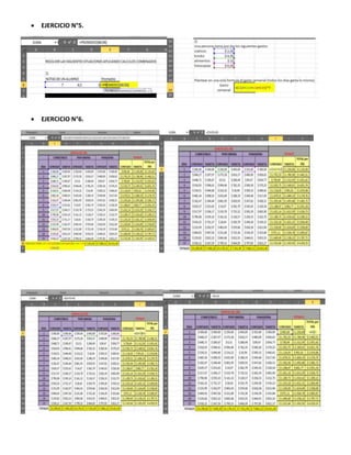  EJERCICIO N°5. 
 EJERCICIO N°6. 
 