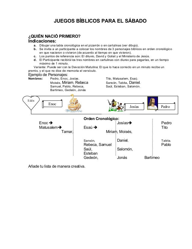 Ejercicios Biblicos Adventistas Para Imprimir / Sopa De Letras De La