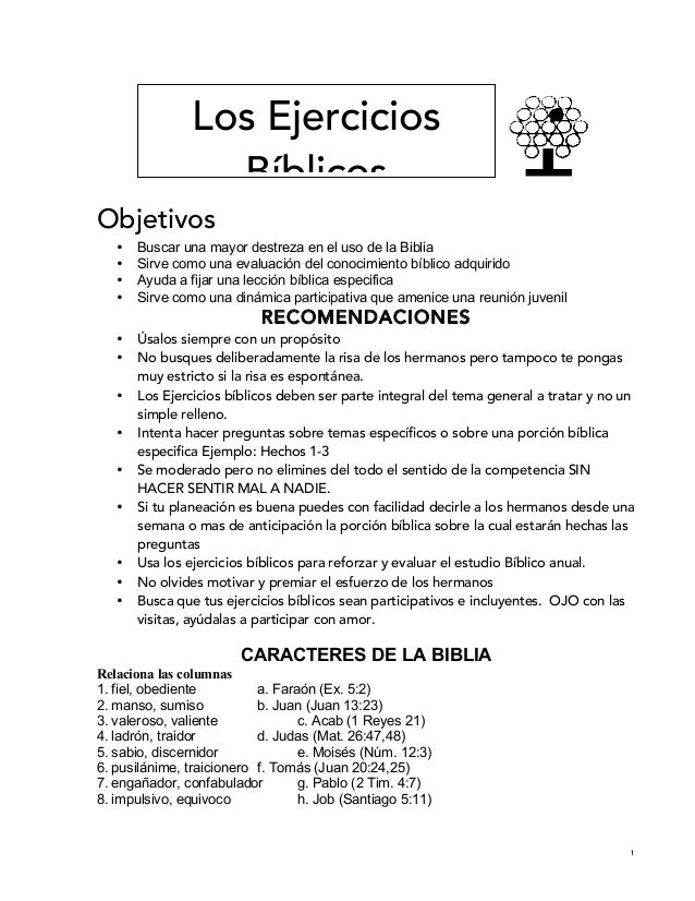preguntas generales sobre la biblia ejercicios biblicos i preguntas generales sobre la biblia ejercicios biblicos i