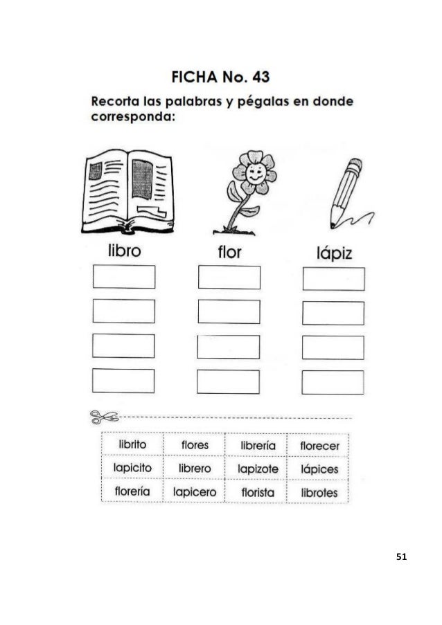 Ejercicios de apoyo primer grado