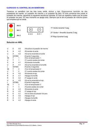 PLC: Ejercicios de programación resueltos con step-7