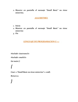 Ejercicios de-programacion-lenguaje-c | PDF | Programming Languages ...