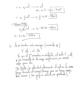 Ejercicios. leyes de la dinámica