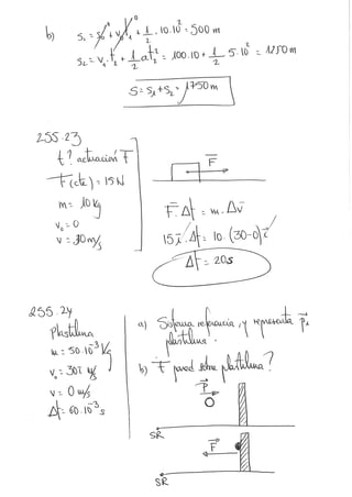 Ejercicios. leyes de la dinámica
