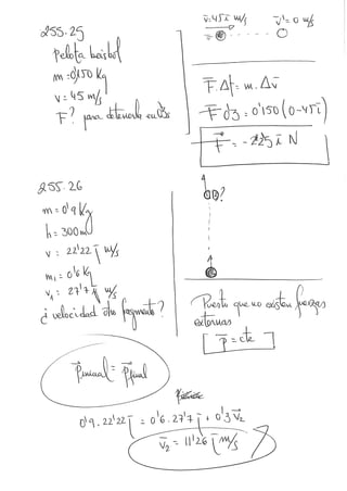 Ejercicios. leyes de la dinámica