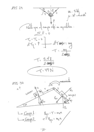 Ejercicios. leyes de la dinámica