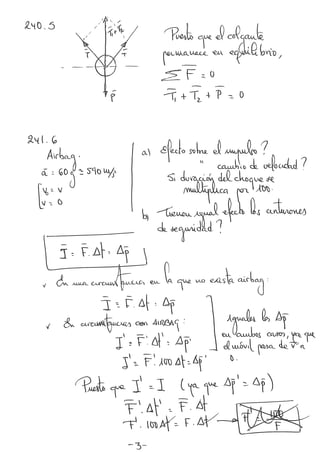 Ejercicios. leyes de la dinámica
