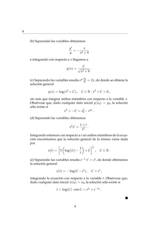 Ejercicios resueltos de ecuaciones | PDF