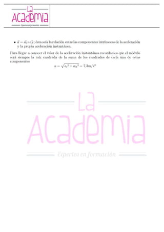 Ejercicios aceleracion