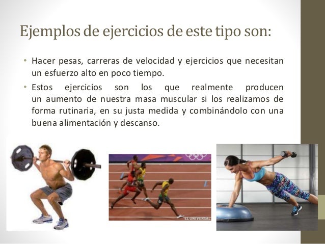 Ejercicios aerobicos y anaerobicos Ejercicios aerobicos y anaerobicos