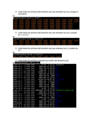 Ejercicios Basicos Sobre Linux | DOCX | Operating Systems | Computer ...