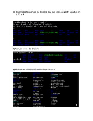Ejercicios Basicos Sobre Linux | DOC