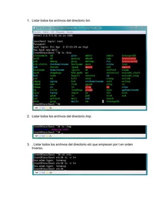 Ejercicios Basicos Sobre Linux | DOCX