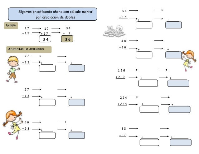 Resultado de imagen de FICHAS CALCULO MENTAL 6º PRIMARIA