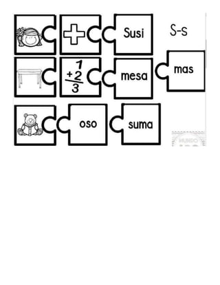 Ejercicios con la letra s