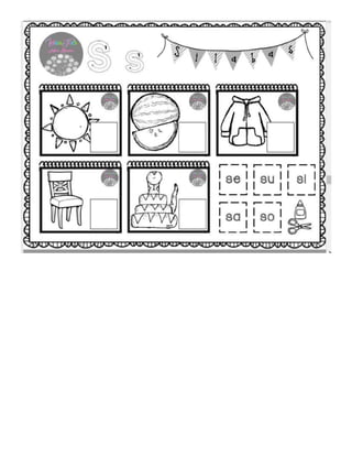 Ejercicios con la letra s