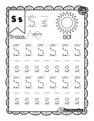 Ejercicios con la letra s