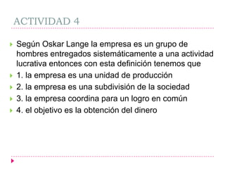 Es un conjunto de factores de producción: Factores comerciales y factores financieros.
