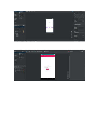 Ejercicios de android studio | DOCX